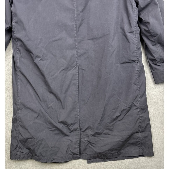 US Military All Weather Men's Trench Coat Size 42L Blue With Removable Liner - Picture 15 of 16